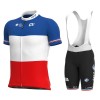 Tenue Maillot + Cuissard à Bretelles 2021 Groupama-FDJ N003